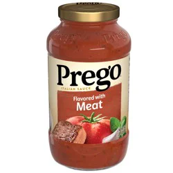 Prego Italian Tomato Pasta Sauce Flavored With Meat, 24 oz