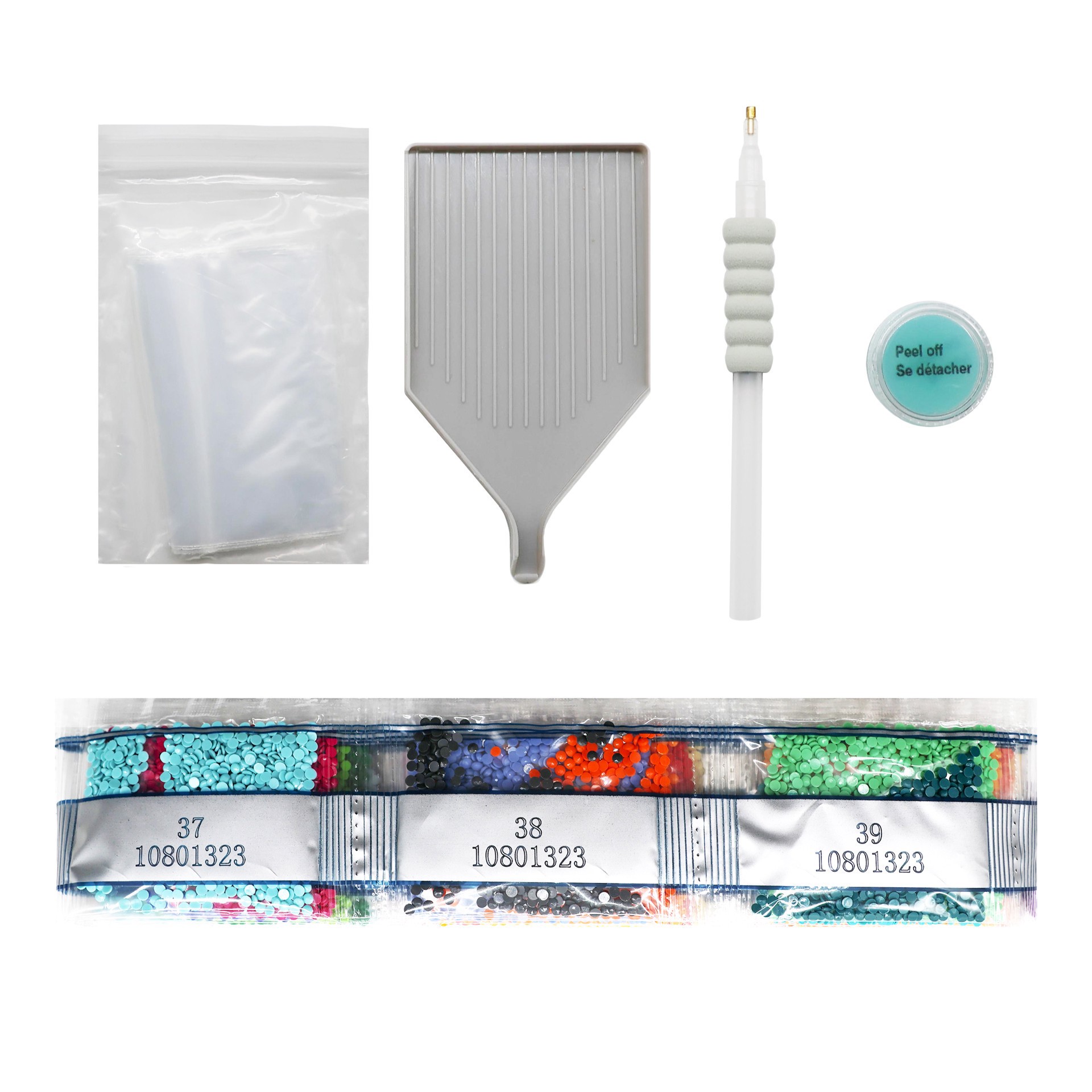 slide 3 of 4, 16" X 20" Geometric Diamond Art Kit By Make Market, 16 in x 20 in