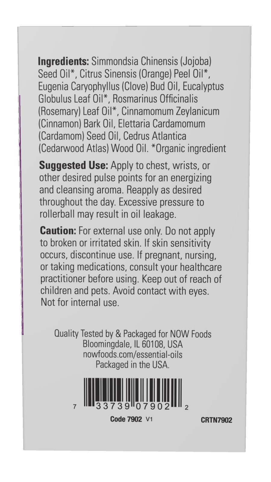 slide 2 of 3, NOW Seasonal Defense Essential Oil Blend Roll-On - 10 mL, 0.33 fl oz