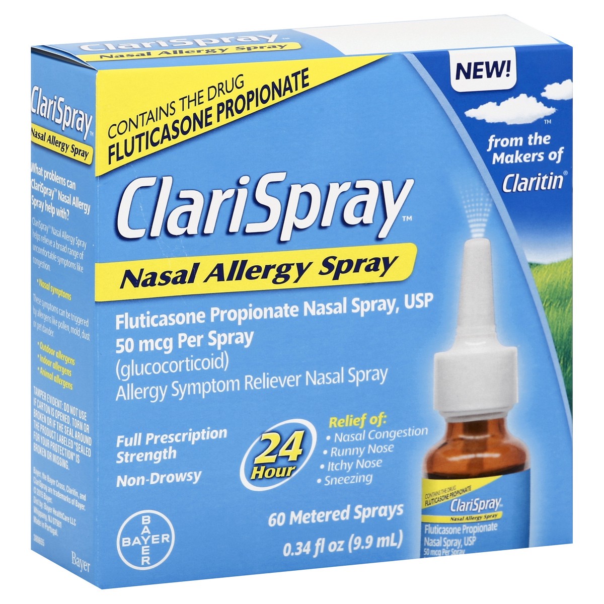 slide 7 of 8, ClariSpray Nasal Allergy 0.34 oz, 0.34 oz