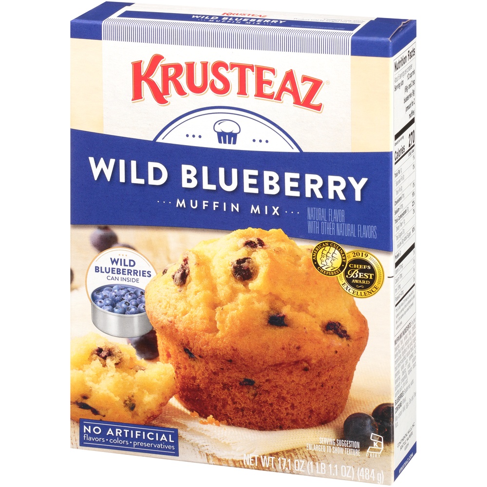 Krusteaz Wild Blueberry Muffin Mix 17.1 Oz | Shipt