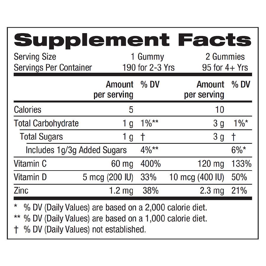 slide 3 of 3, Walgreens Immune Support Gummies, Children's, 190 ct