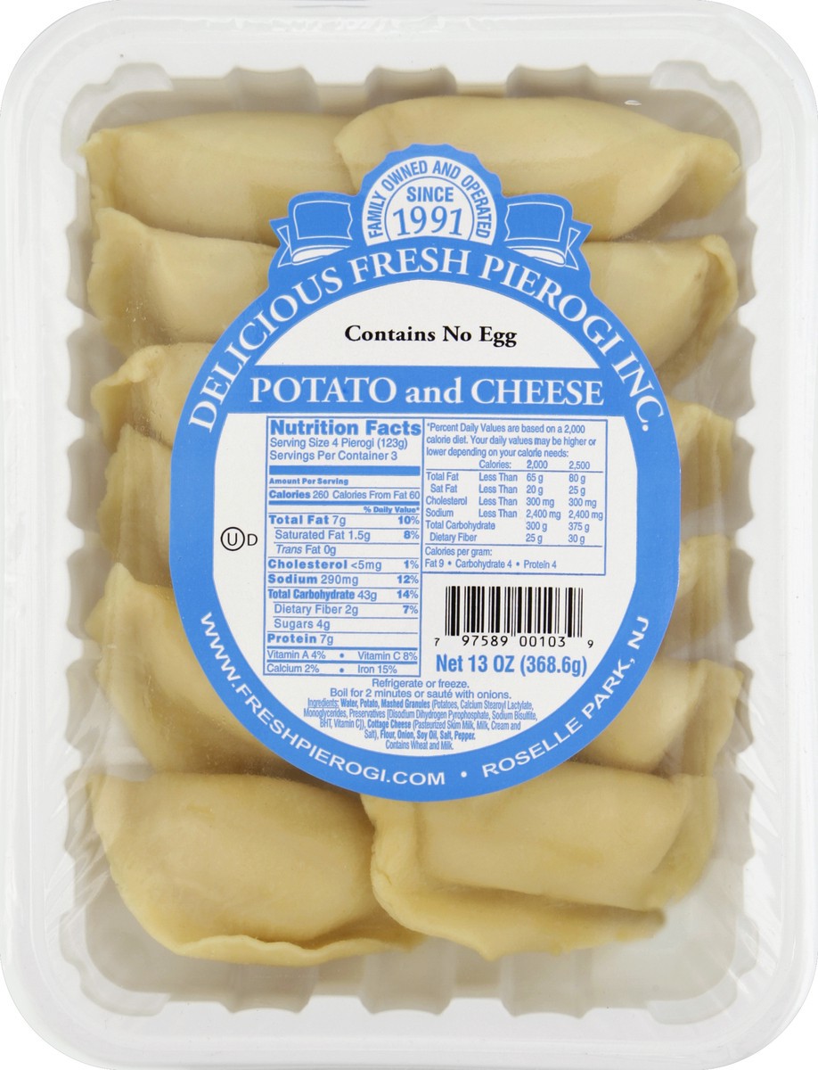 slide 4 of 4, Delicious Fresh Pierogi Potato & Cheese - 13 Oz, 13 oz