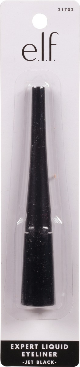 slide 6 of 9, e.l.f. Jet Black Expert Liquid Eyeliner 0.14 fl oz, 0.14 fl oz