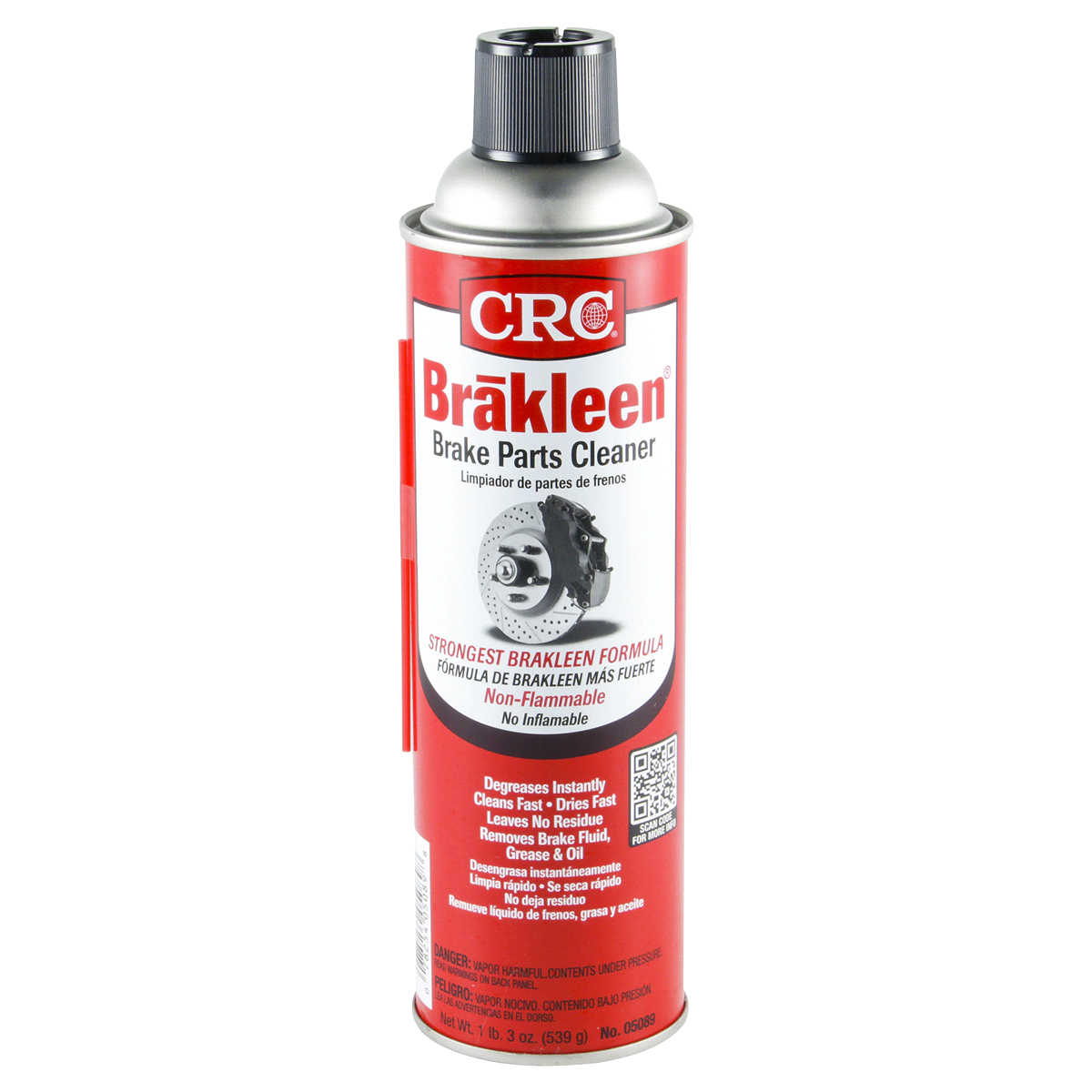 slide 1 of 4, Crc Brakleen 19 Oz. Aerosol Chlorinated Brake Parts Cleaner, 1 ct