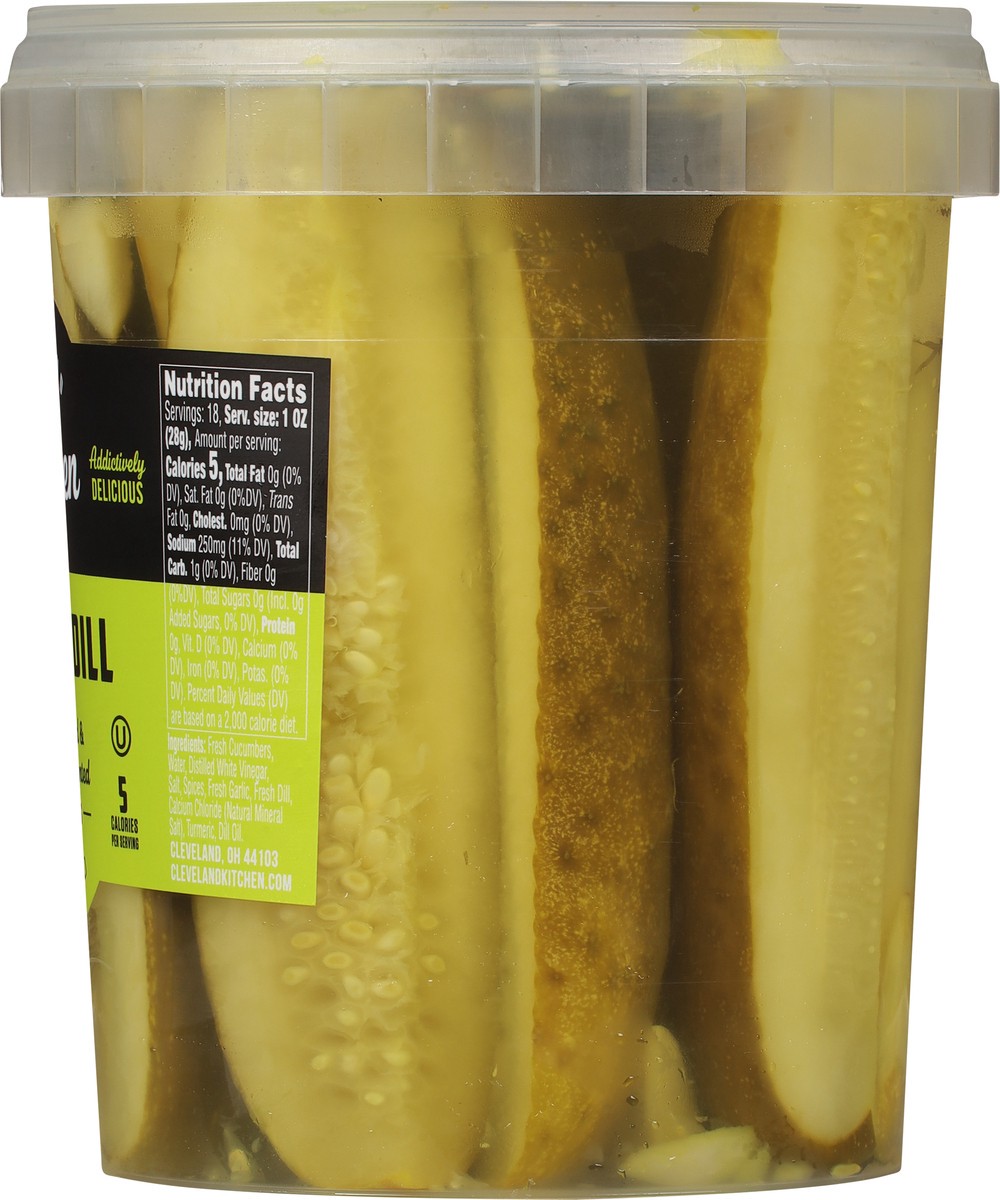 slide 6 of 9, Cleveland Kitchen Classic Dill Pickle Spears, 32 fl oz