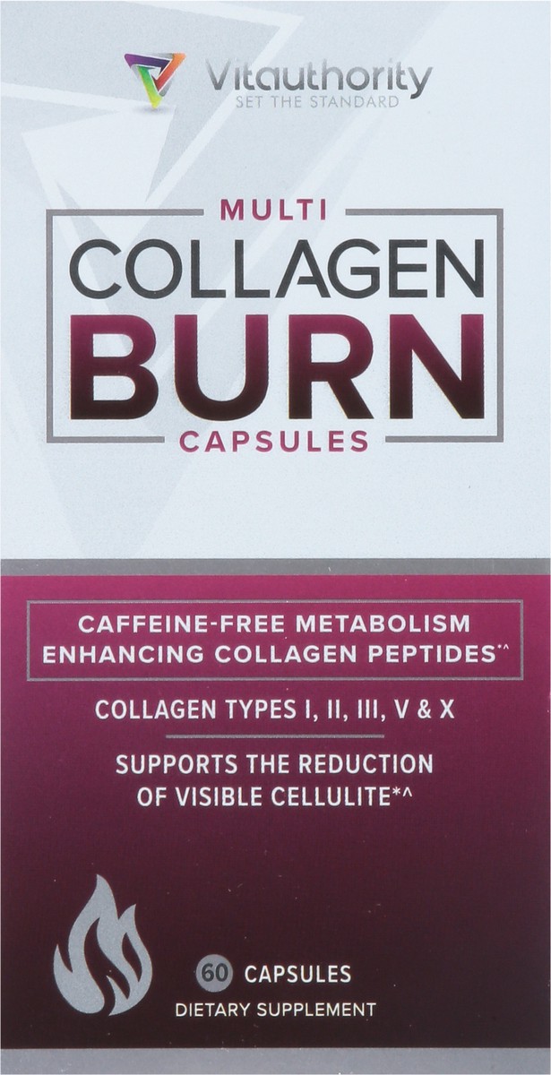 slide 7 of 9, Vitauthority Multi Collagen Burn Capsules, 60 ct