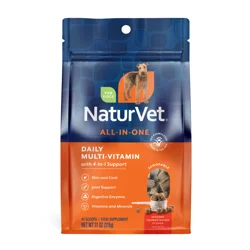 NaturVet Scoopables All-In-One 4-in-1 Support For Dogs Chews, 11 oz
