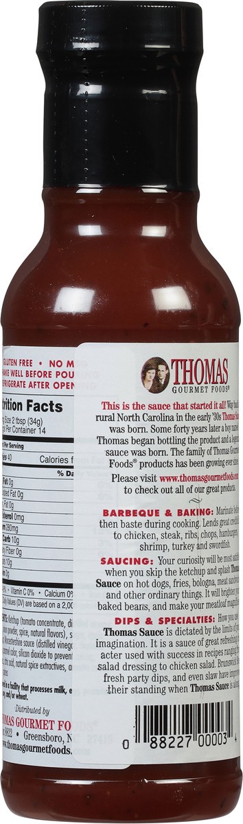 slide 5 of 9, Thomas Gourmet Foods Original Sauce 14 oz, 14 oz