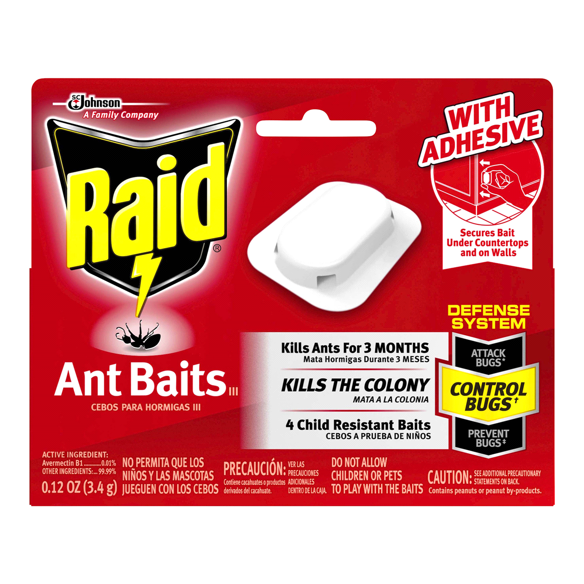 slide 1 of 7, Raid Ant Baits, 4 ct; 0.12 oz