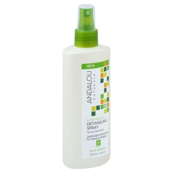 slide 1 of 1, Andalou Naturals Detangling Spray Silky Smooth, 242 ml