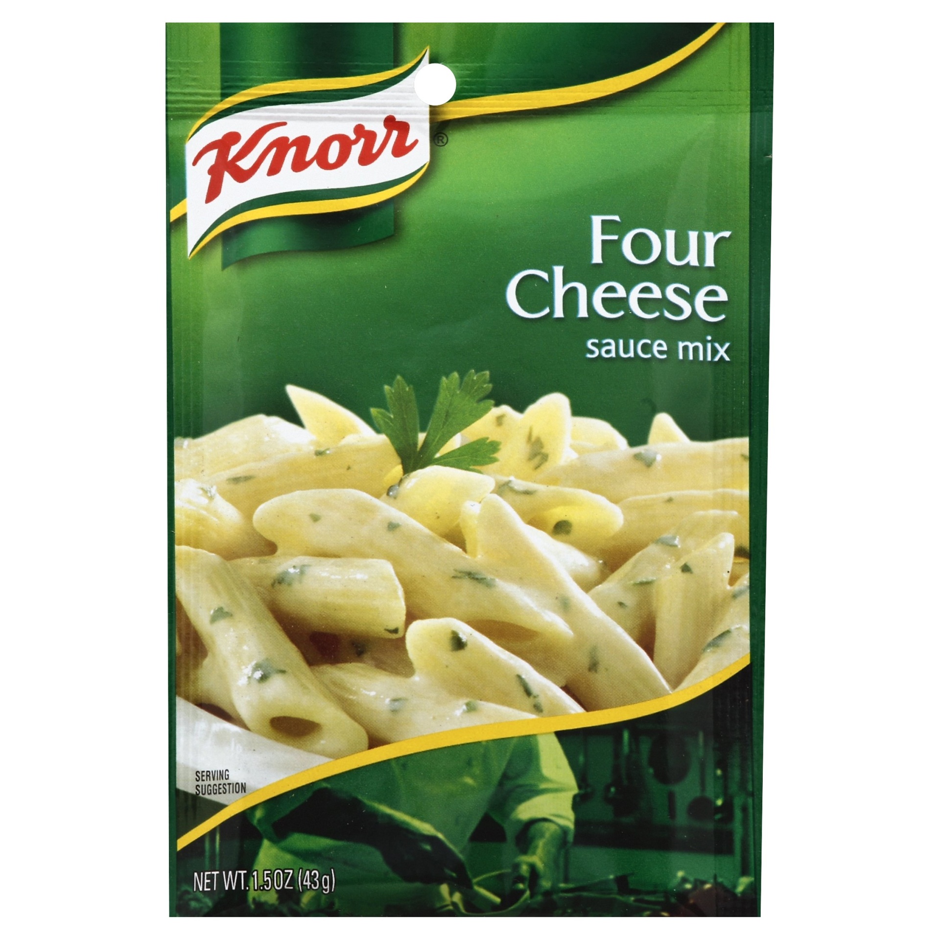 slide 1 of 1, Knorr Four Cheese Pasta Sauce Mix, 1.5 oz