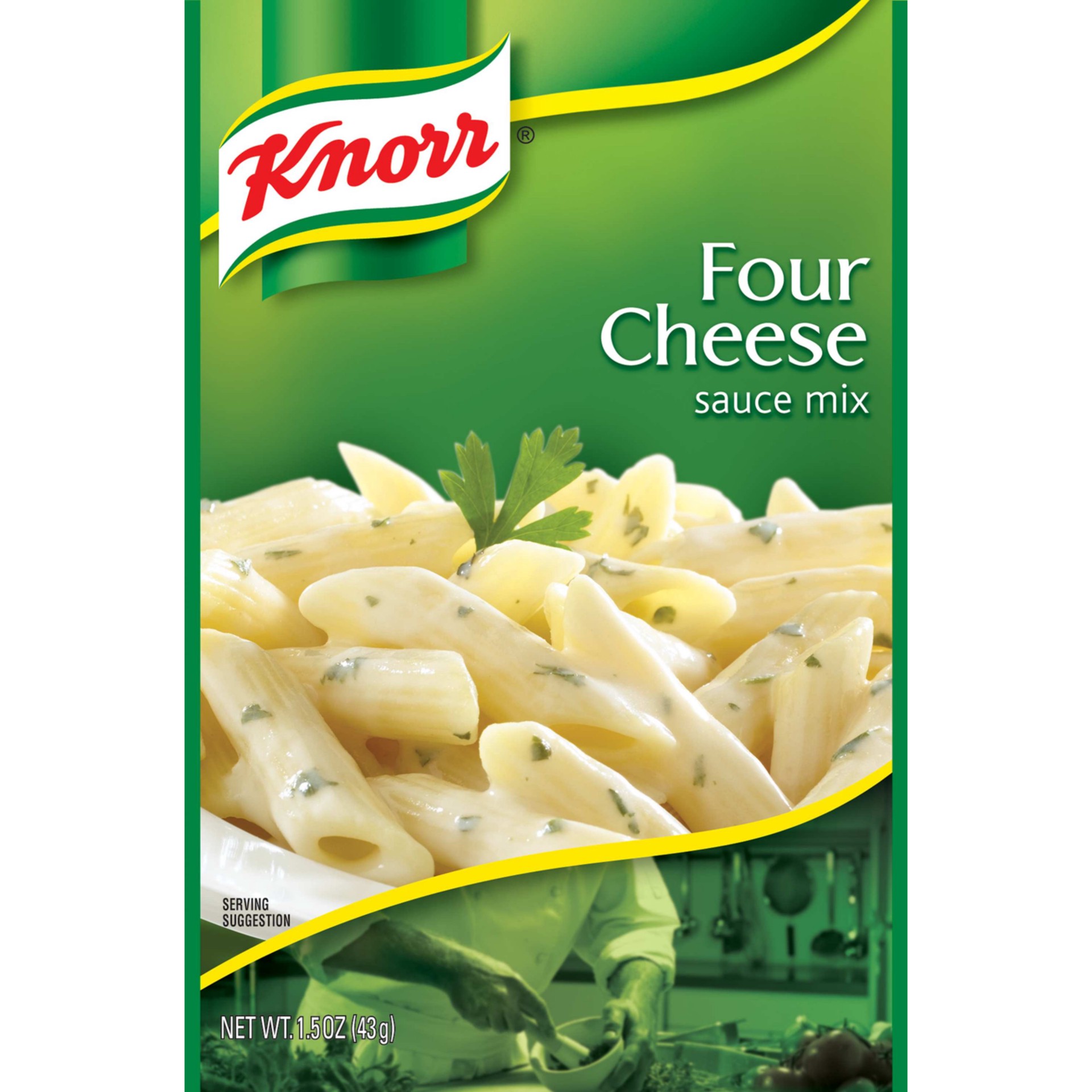 slide 1 of 2, Knorr Four Cheese Toscana Sauce, 1.5 oz