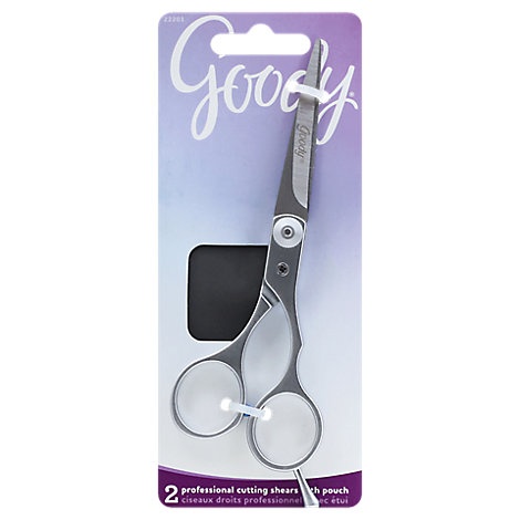 slide 1 of 1, Goody Cutting Shears With Pouch Professional, 2 ct