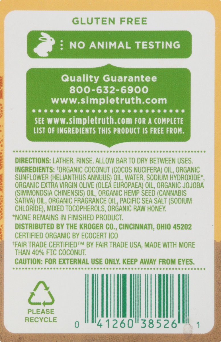 slide 3 of 12, Simple Truth Organic Soap 4.5 oz, 4.5 oz