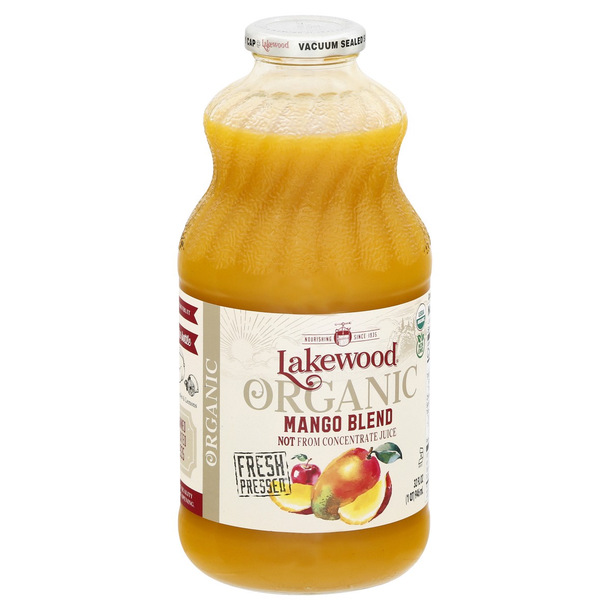 slide 5 of 9, Lakewood Organic Mango Blend Juice 32 fl oz, 32 fl oz