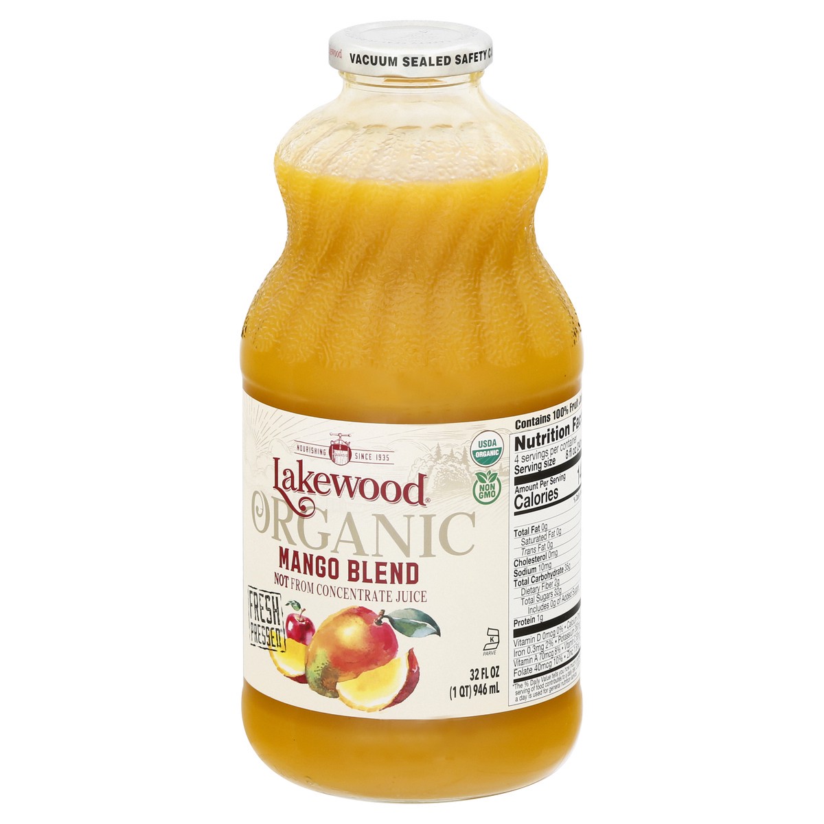 slide 6 of 9, Lakewood Organic Mango Blend Juice 32 fl oz, 32 fl oz