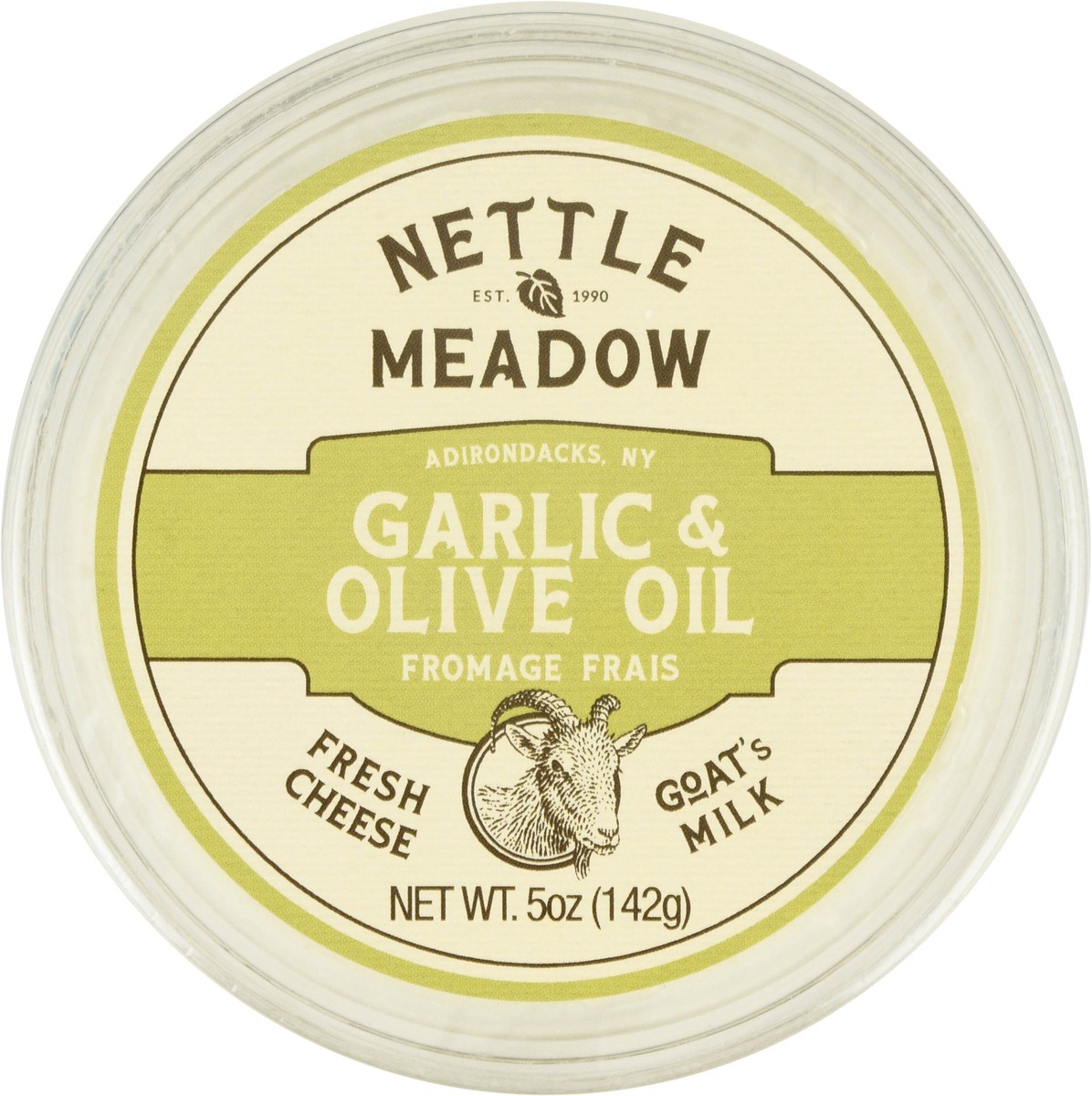 slide 4 of 14, Nettle Meadow Garlic & Olive Oil Chevre Spread, 5 oz