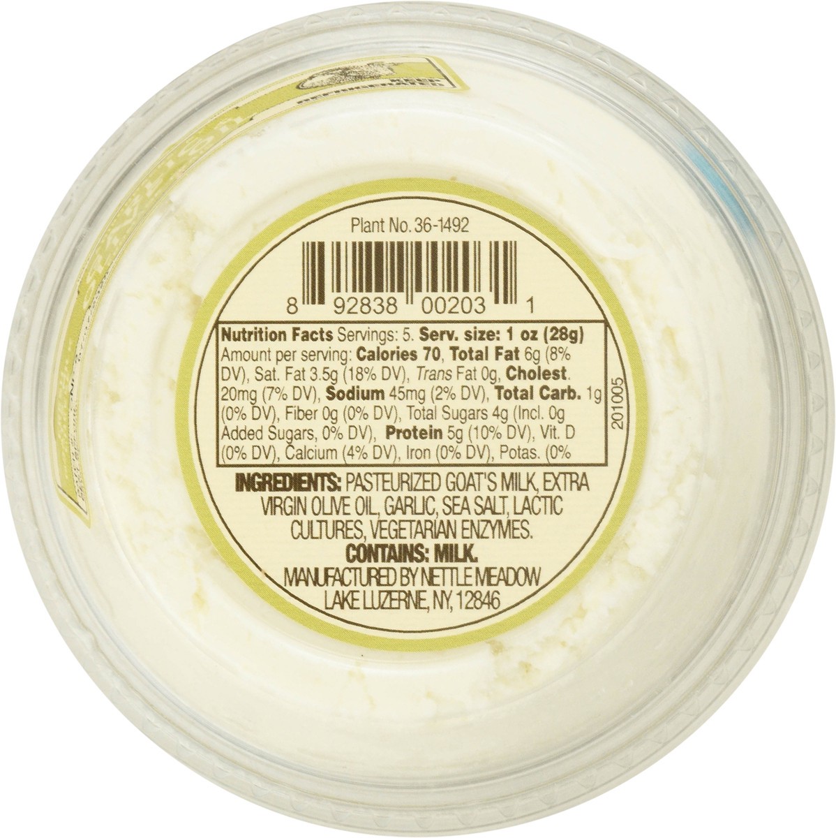 slide 7 of 14, Nettle Meadow Garlic & Olive Oil Chevre Spread, 5 oz