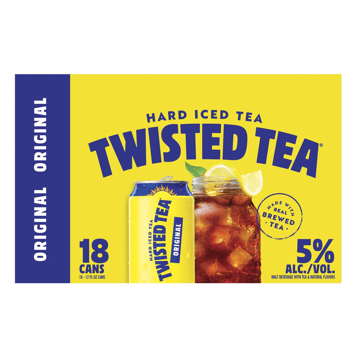 slide 6 of 8, Twisted Tea Original, Hard Iced Tea (12 fl. oz. Can, 18pk.), 216 oz