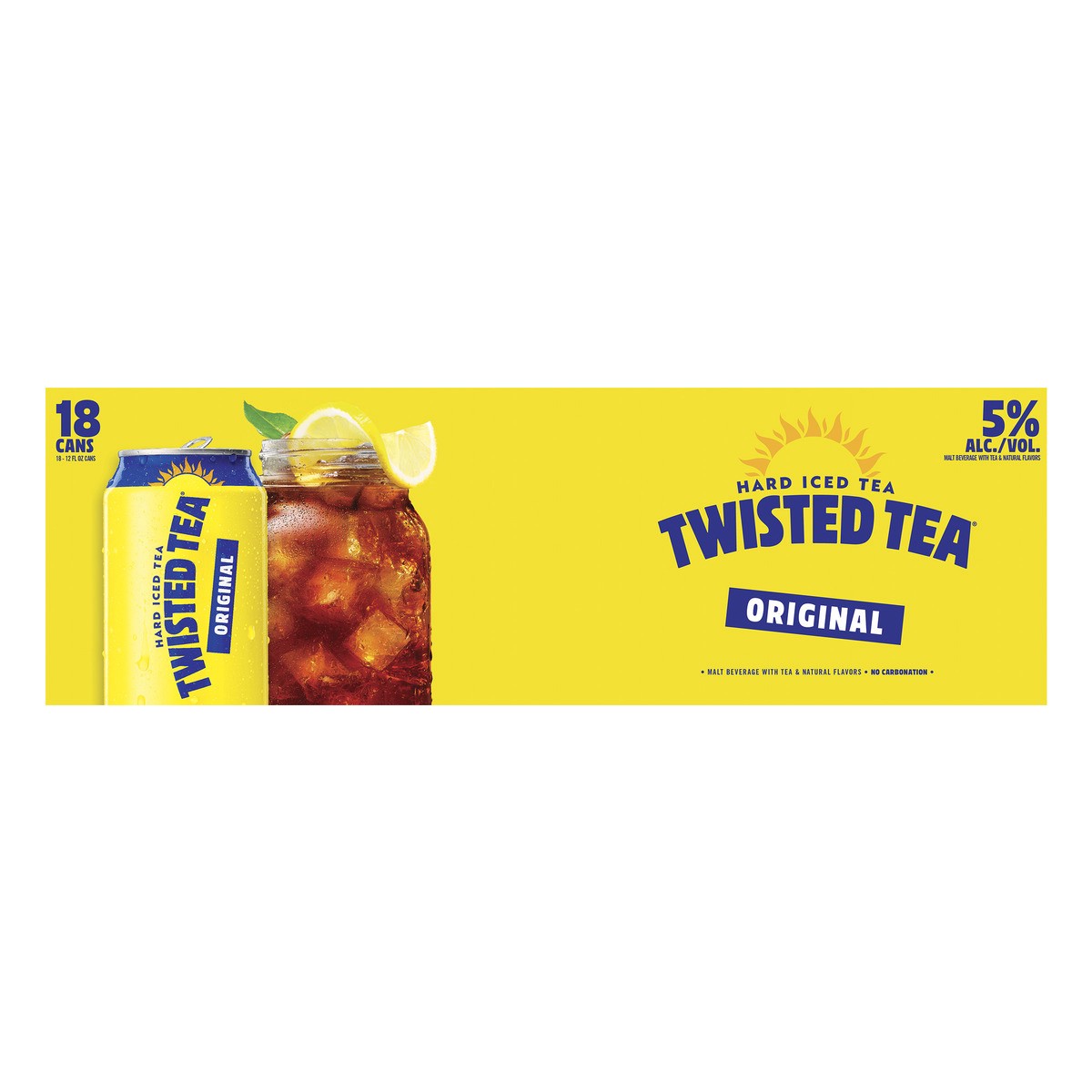 slide 7 of 8, Twisted Tea Original, Hard Iced Tea (12 fl. oz. Can, 18pk.), 216 oz