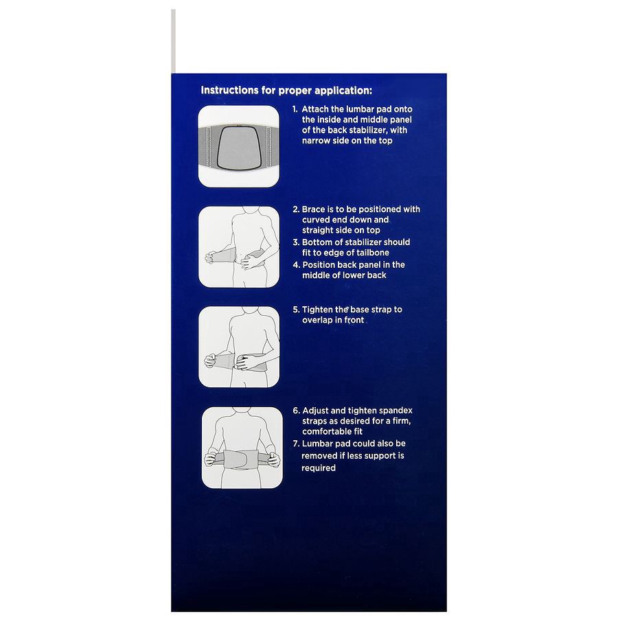 slide 3 of 5, Walgreens Deluxe Small/Medium Back Stabilizer, 1 ct