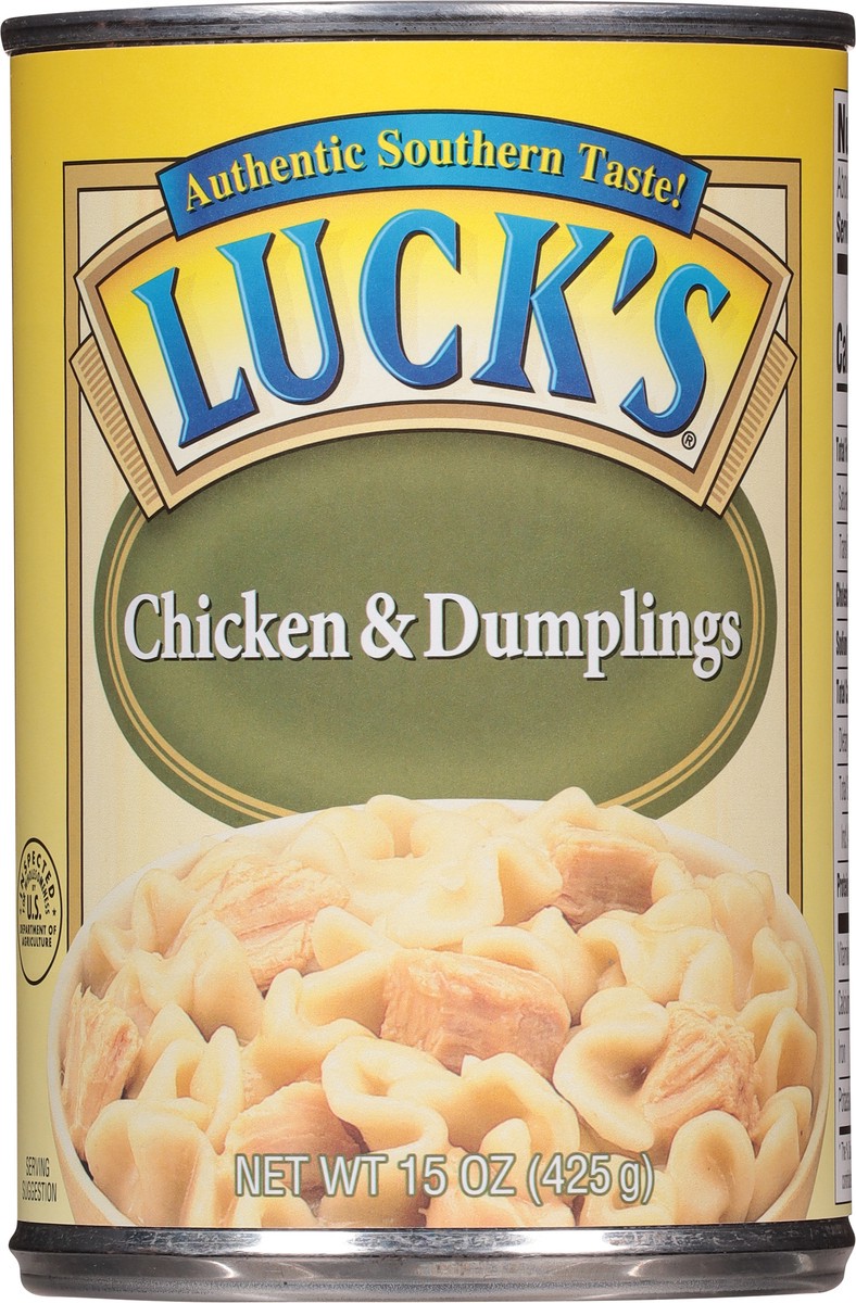 slide 6 of 9, Luck's Chicken & Dumplings 15 oz, 15 oz