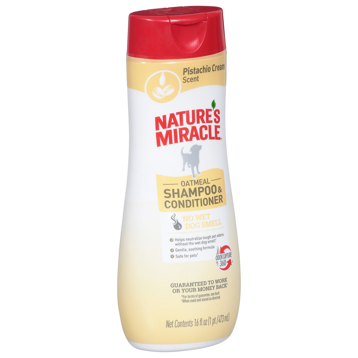 slide 5 of 9, Nature's Miracle Oatmeal Pistachio Cream Scent Shampoo & Conditioner 16 fl oz, 16 fl oz