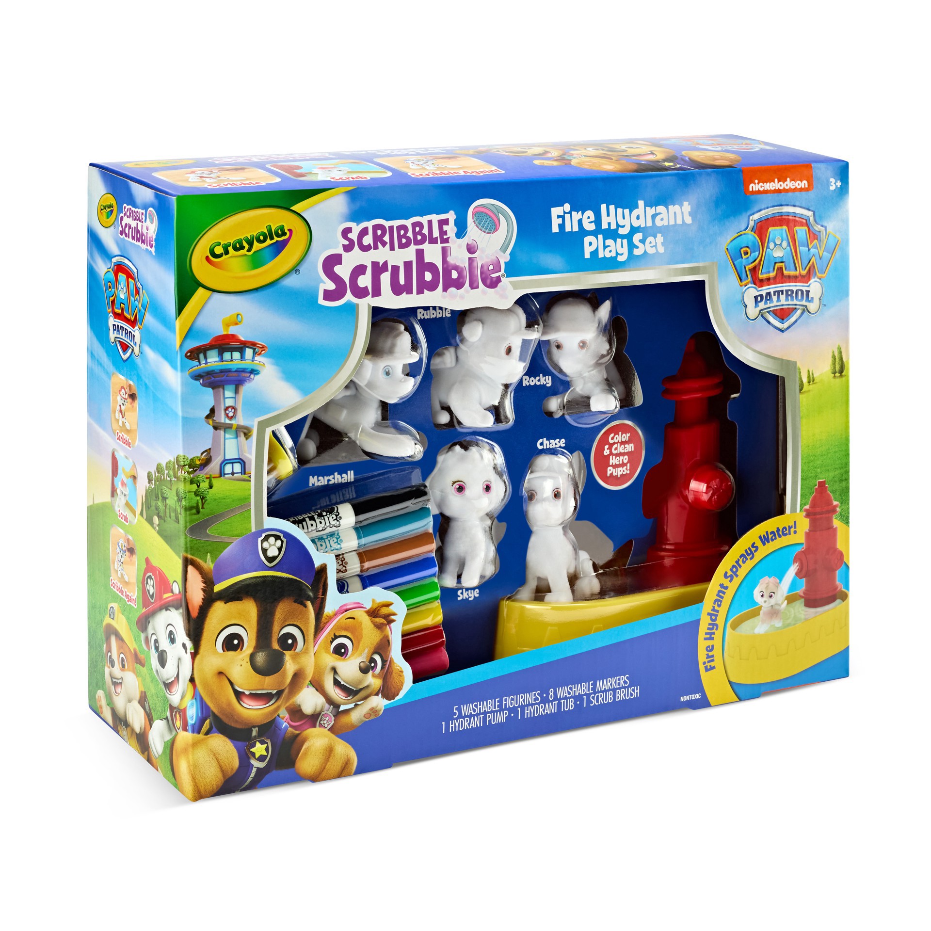 slide 3 of 5, Crayola Scribble Scrubbie Paw Patrol Playset, 1 ct