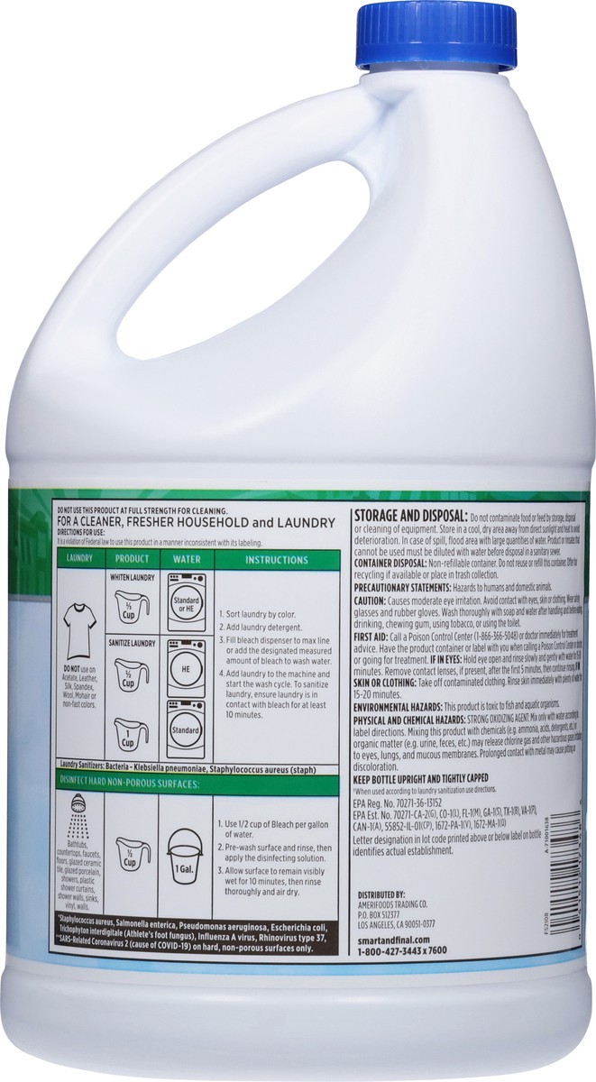 slide 6 of 13, First Street Fs Splashless Bleach, 121 oz