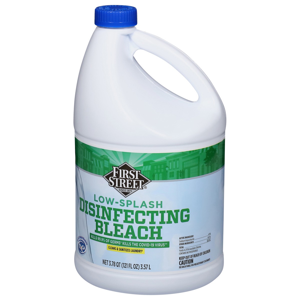 slide 3 of 13, First Street Fs Splashless Bleach, 121 oz