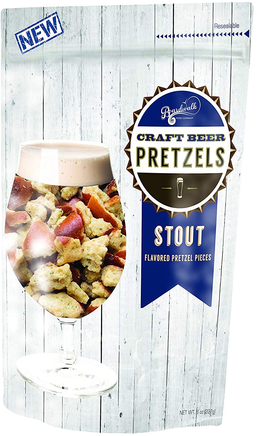 slide 1 of 1, Boardwalk Food Co Stout Beer Pretzels - 8 oz, 8 oz