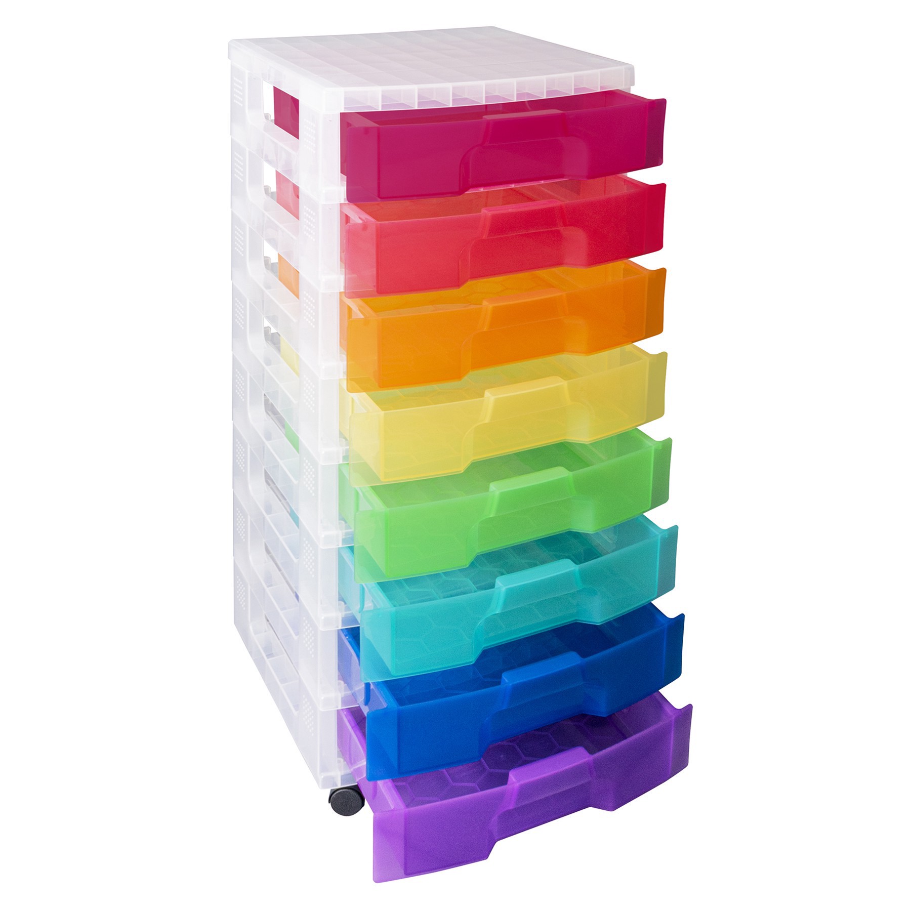 slide 6 of 7, Really Useful Boxes 8 Drawer Rolling Cart, 15.75 in x 13 in x 3.4 in