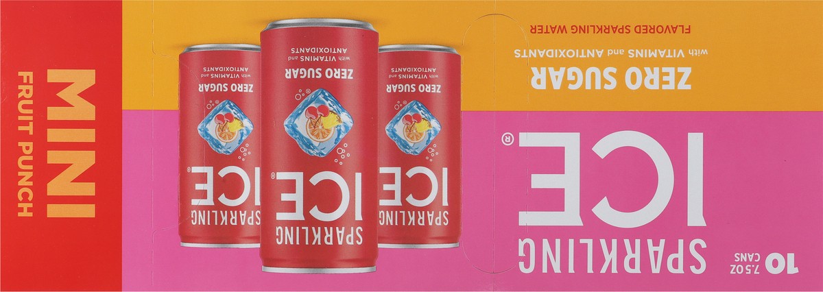slide 4 of 14, Sparkling ICE Fruit Punch (10) 7.5 Cans, 10 ct; 7.5 oz