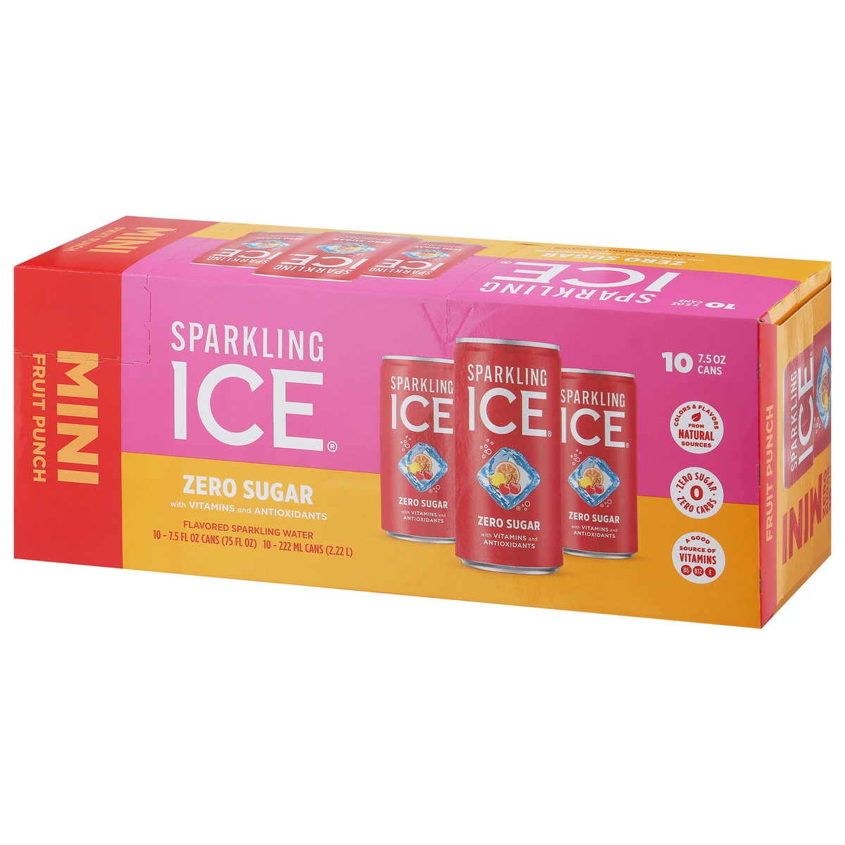 slide 14 of 14, Sparkling ICE Fruit Punch (10) 7.5 Cans, 10 ct; 7.5 oz
