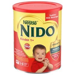 Nido Nestle NIDO Kinder 1+ Toddler Powdered Milk Beverage - Canister - Shelf Stable Toddler Drink 56.3 oz.