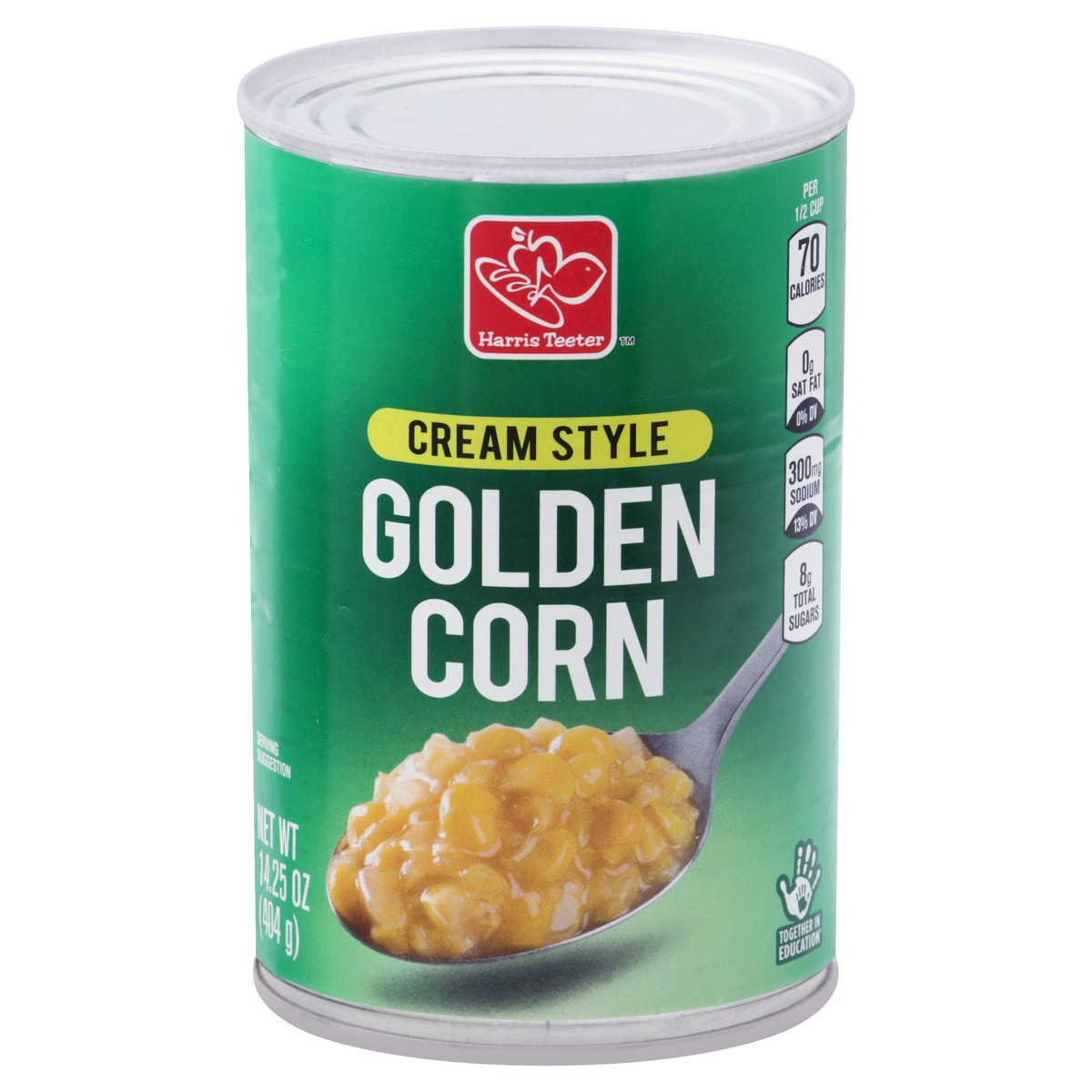 slide 1 of 8, Harris Teeter Cream Style Golden Corn, 14.75 oz