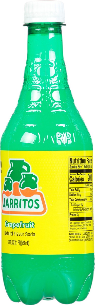 slide 3 of 9, Jarritos Soda Grapefruit - 524 ml, 524 ml