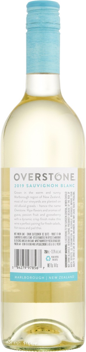 slide 8 of 9, Overstone Sauvignon Blanc, 750 ml