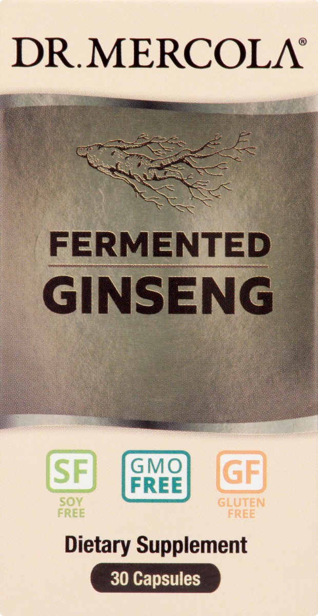 slide 4 of 9, Dr. Mercola Ginseng 30 ea, 30 ct