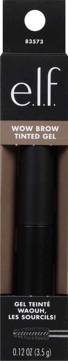 slide 2 of 9, e.l.f. Neutral Brown Wow Brow Tinted Gel 0.12 oz, 0.123 oz
