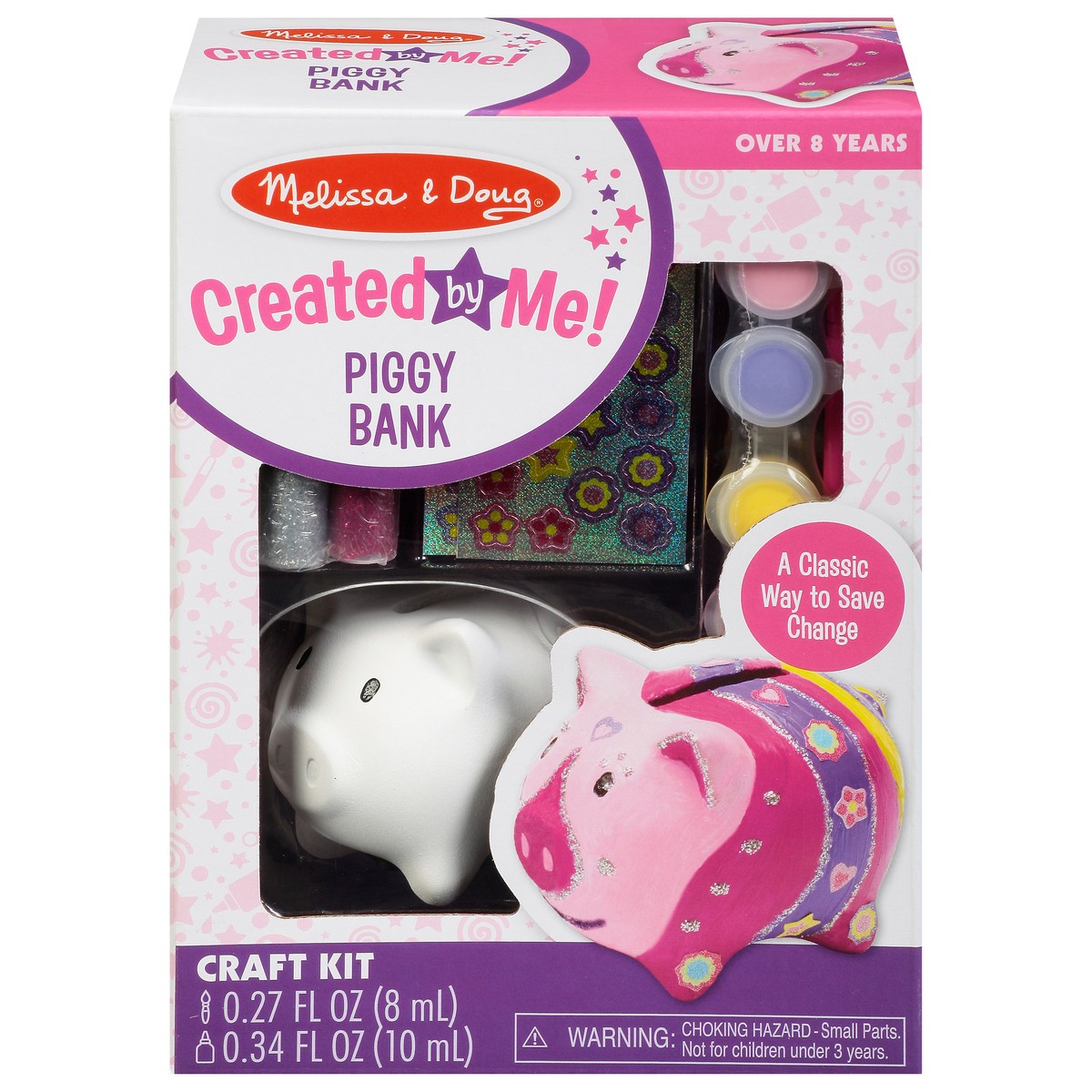 slide 1 of 12, Melissa & Doug Created by Me! Piggy Bank Craft Kit 1 ea, 1 ct