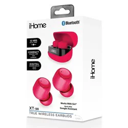 iHome XT-98 True Wireless Earbuds - Pink