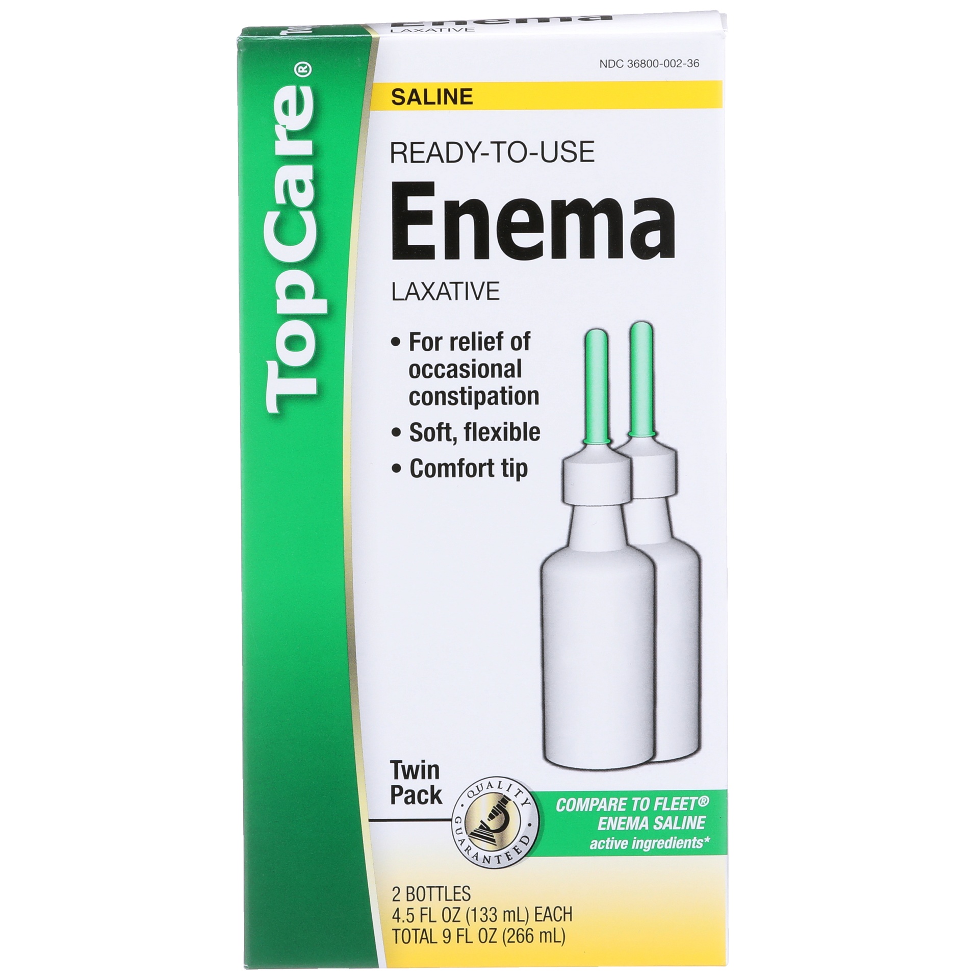 Topcare Topcare Ready To Use Enema 2 Ct; 4.5 Fl Oz 