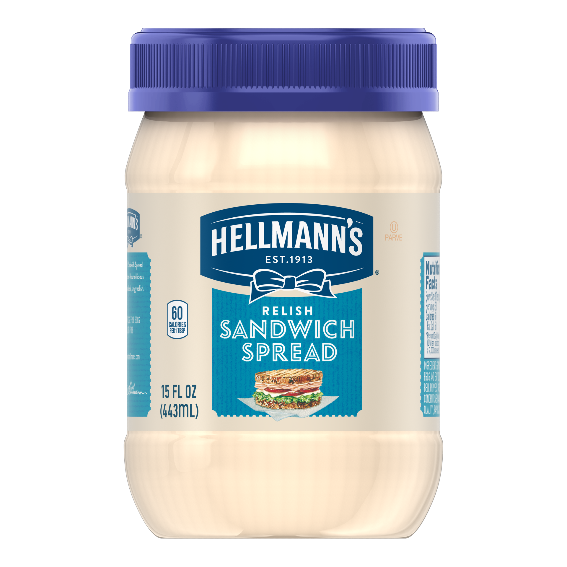 slide 4 of 4, Hellmann's Sandwich Spread Relish, 15 oz, 15 oz