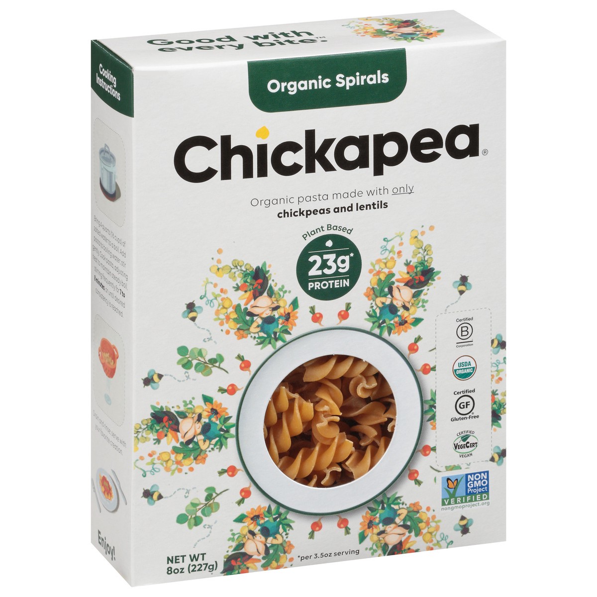 slide 3 of 14, Chickapea Pasta Spiral, 8 oz