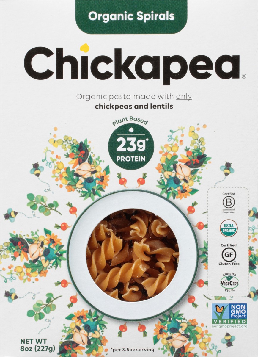 slide 4 of 14, Chickapea Pasta Spiral, 8 oz