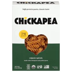 Chickapea Pasta Spiral
