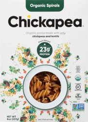 Chickapea Pasta Spiral