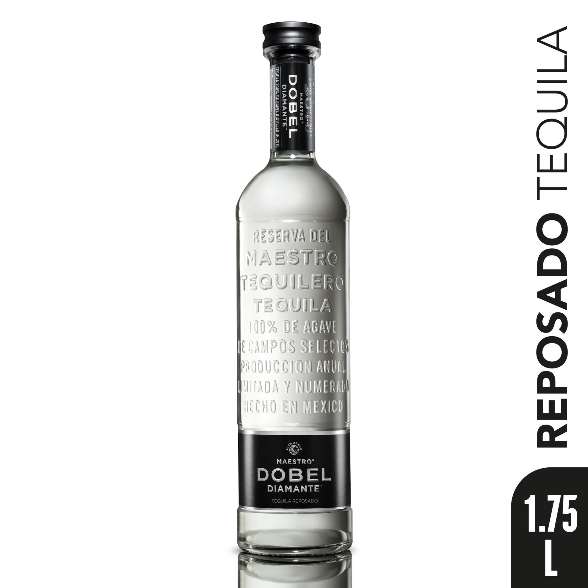 slide 5 of 10, Maestro Dobel Diamante Tequila Cristalino 80 Proof (1.75 L), 1.75 liter